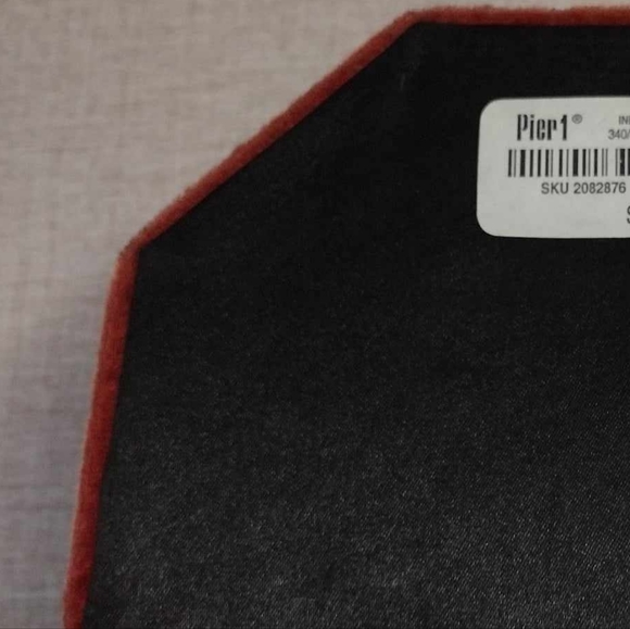 Pier 1 Cute Red Trinket Box/Jewelry Box/ Sewing Box - Picture 5 of 6